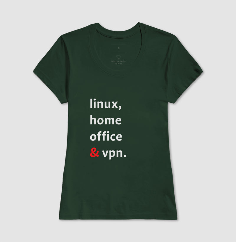 Camiseta Linux e VPN