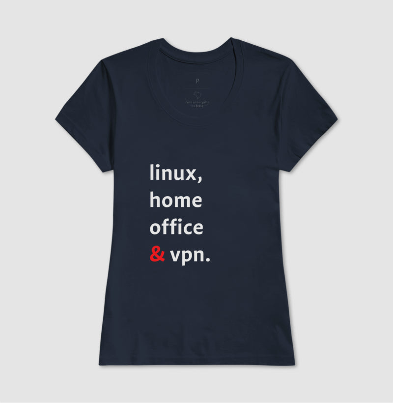 Camiseta Linux e VPN