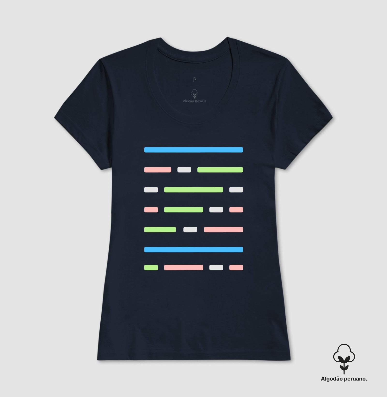 Camiseta Premium Code Blocks