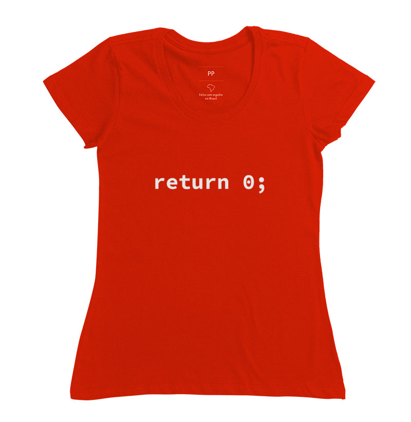 Camiseta return 0