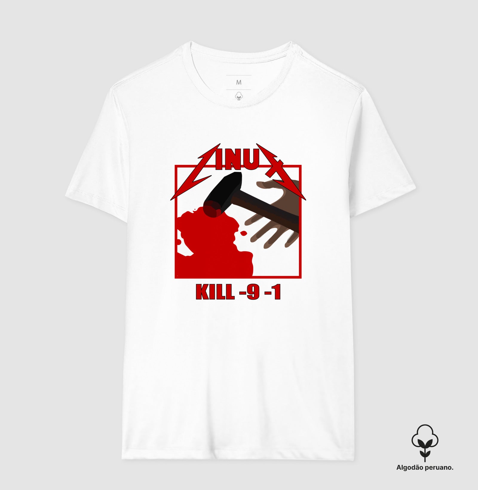 Camiseta Premium Linux kill all process v2