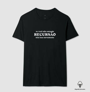 Camiseta Premium Lógica de Programação Recursão