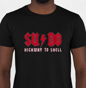 Camiseta Linux Sudo Highway to Shell