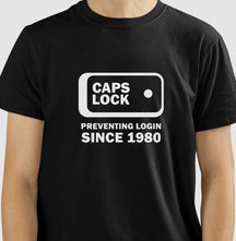 Camiseta Caps Lock