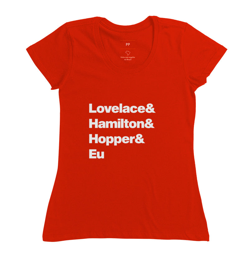 Camiseta Lovelace & Hamilton & Hopper & Eu