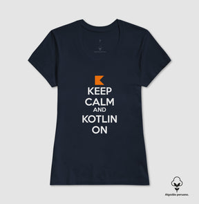 Camiseta Premium Keep Calm Kotlin