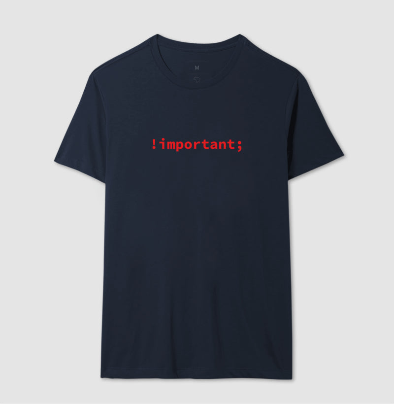 Camiseta CSS Important