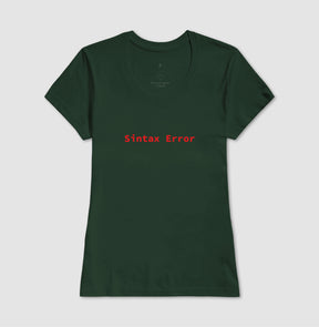 Camiseta Sintaxe Error