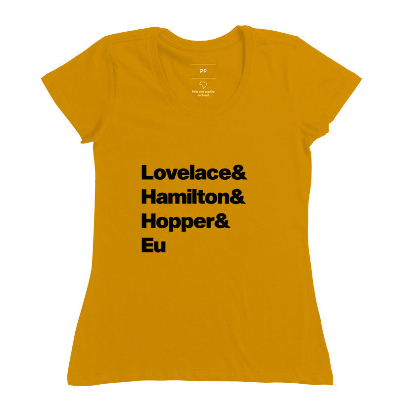 Camiseta Lovelace & Hamilton & Hopper & Eu