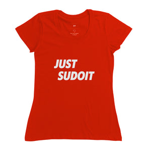 Camiseta Linux Just Sudo It