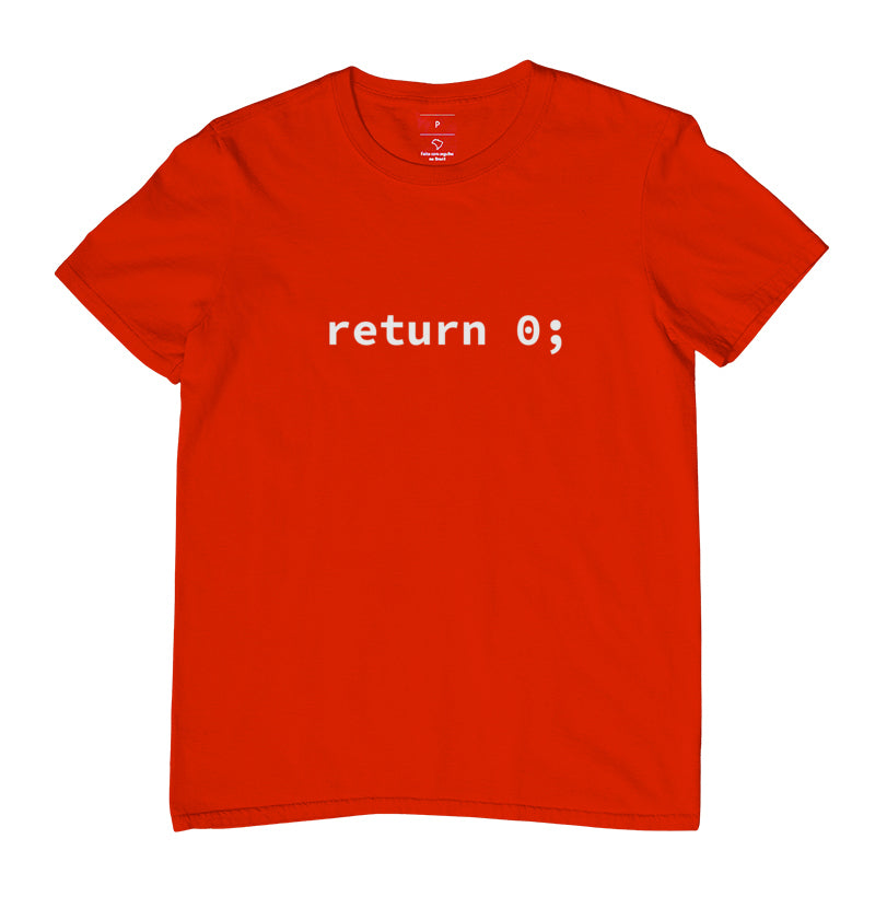 Camiseta return 0