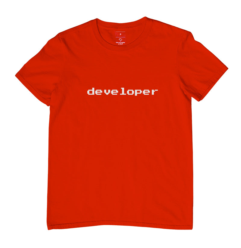 Camiseta Developer 8bit