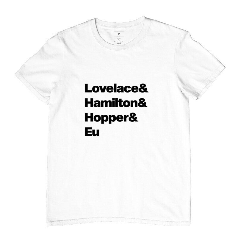 Camiseta Lovelace & Hamilton & Hopper & Eu