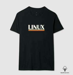 Camiseta Premium - Linux Retrô