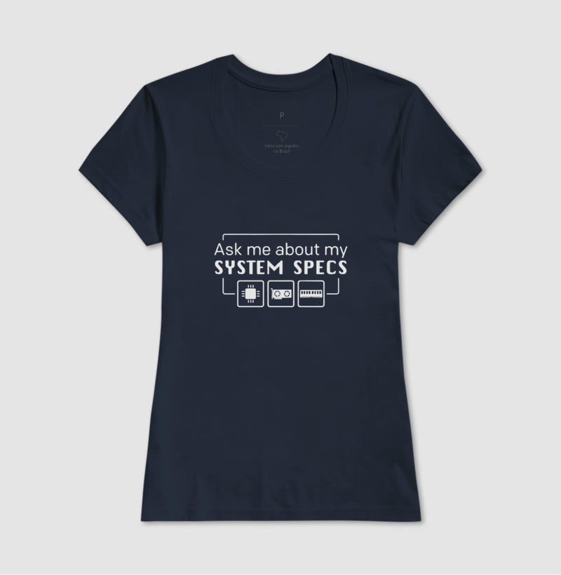 Camiseta System Specs