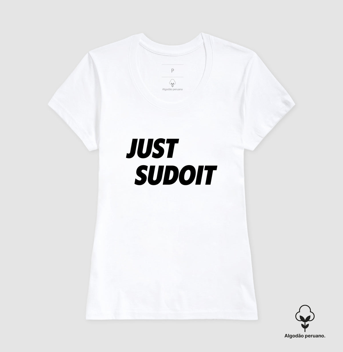 Camiseta Premim Linux Just Sudo It