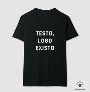 Camiseta Premium QA Testo Logo Existo