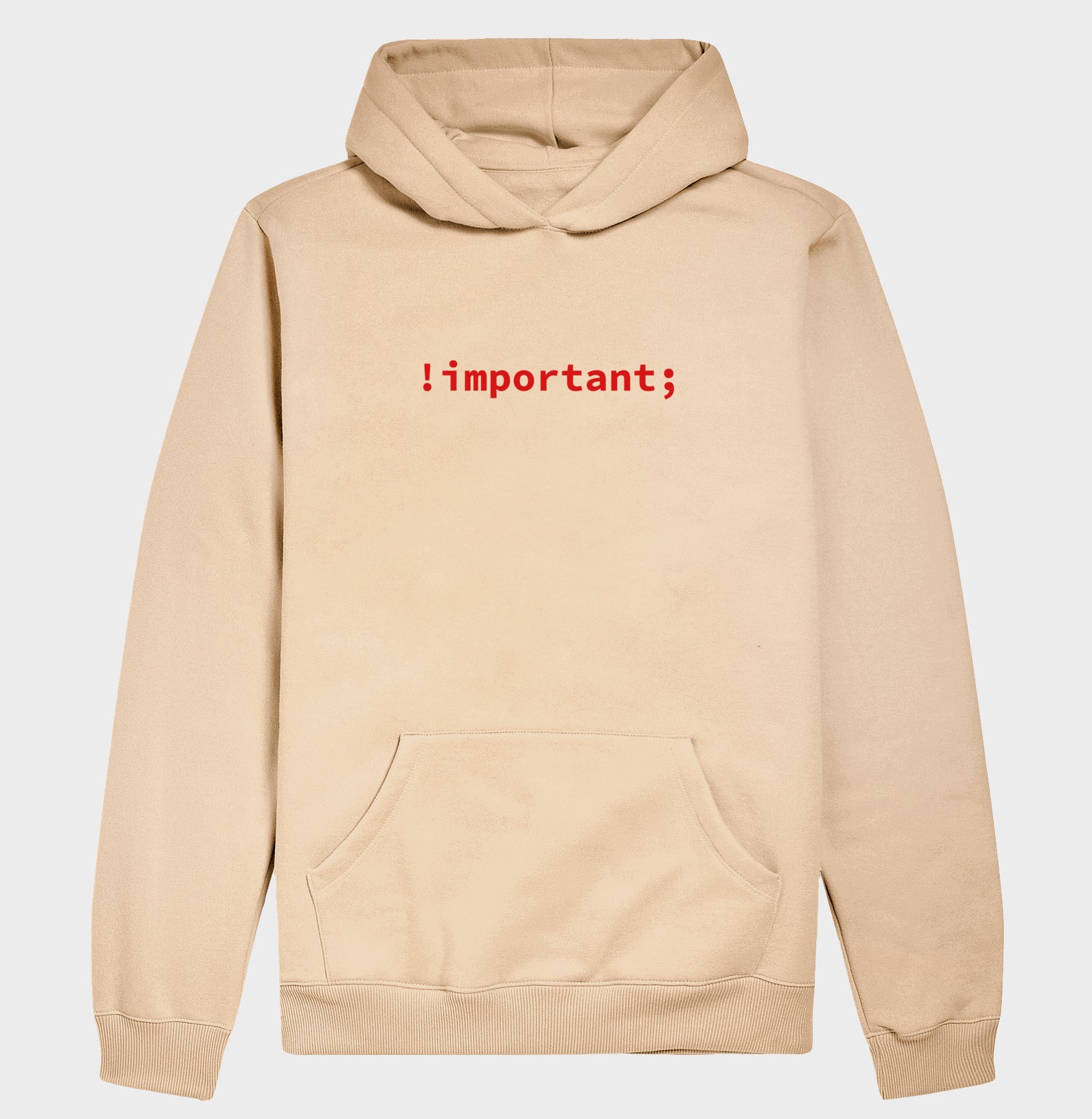 Hoodie Moletom CSS Important