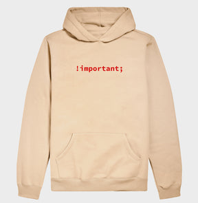 Hoodie Moletom CSS Important