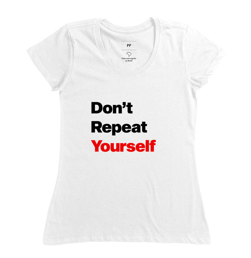 Camiseta DRY (Don't Repeat Yourself)