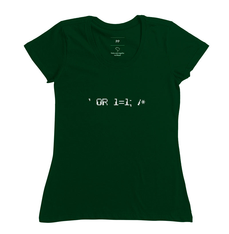 Camiseta SQL Injection