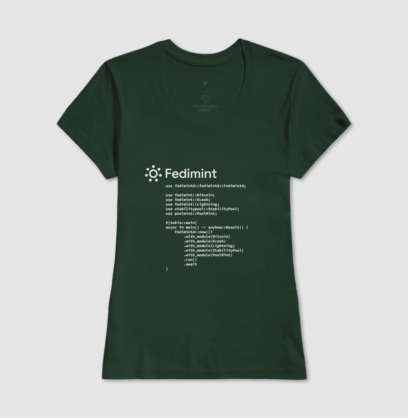 Camiseta Bitcoin Fedmint