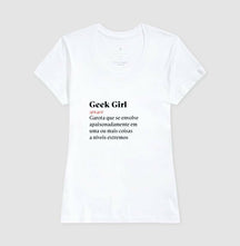 Camiseta Definição Geek Girl