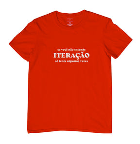 Camiseta Lógica de Programação Iteração