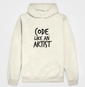 Hoodie Moletom Code Like an Artist