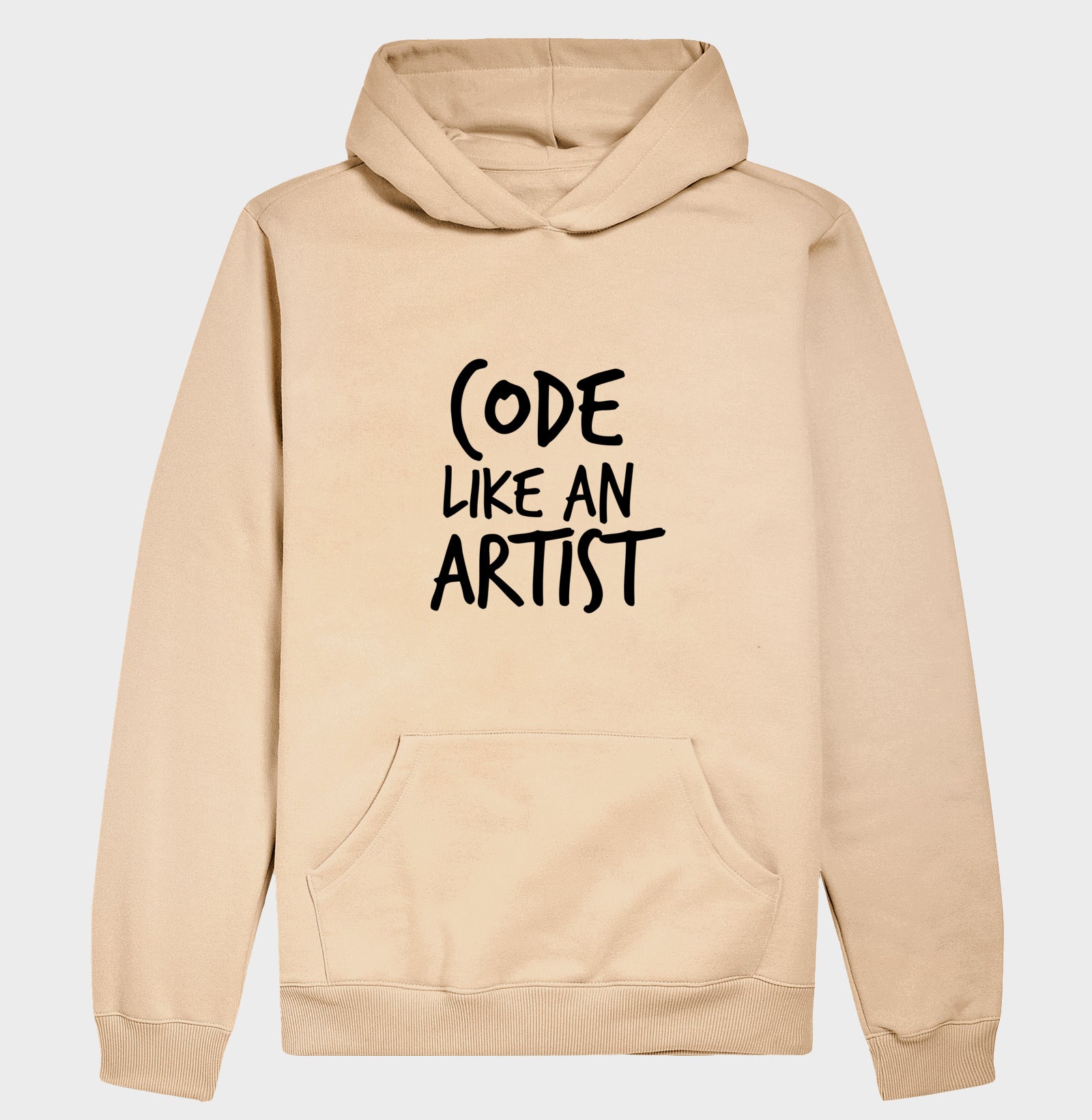 Hoodie Moletom Code Like an Artist