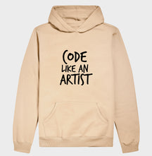 Hoodie Moletom Code Like an Artist