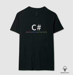 Camiseta Premium C# Incrivel