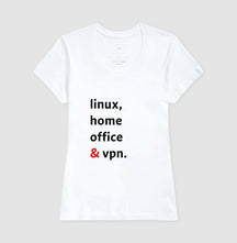 Camiseta Linux e VPN