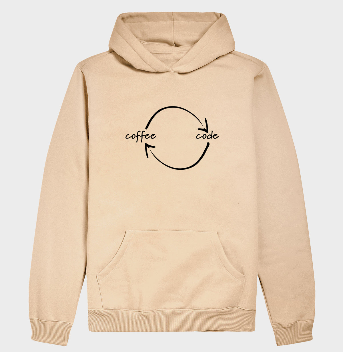 Hoodie Moletom Loop Coffee Code