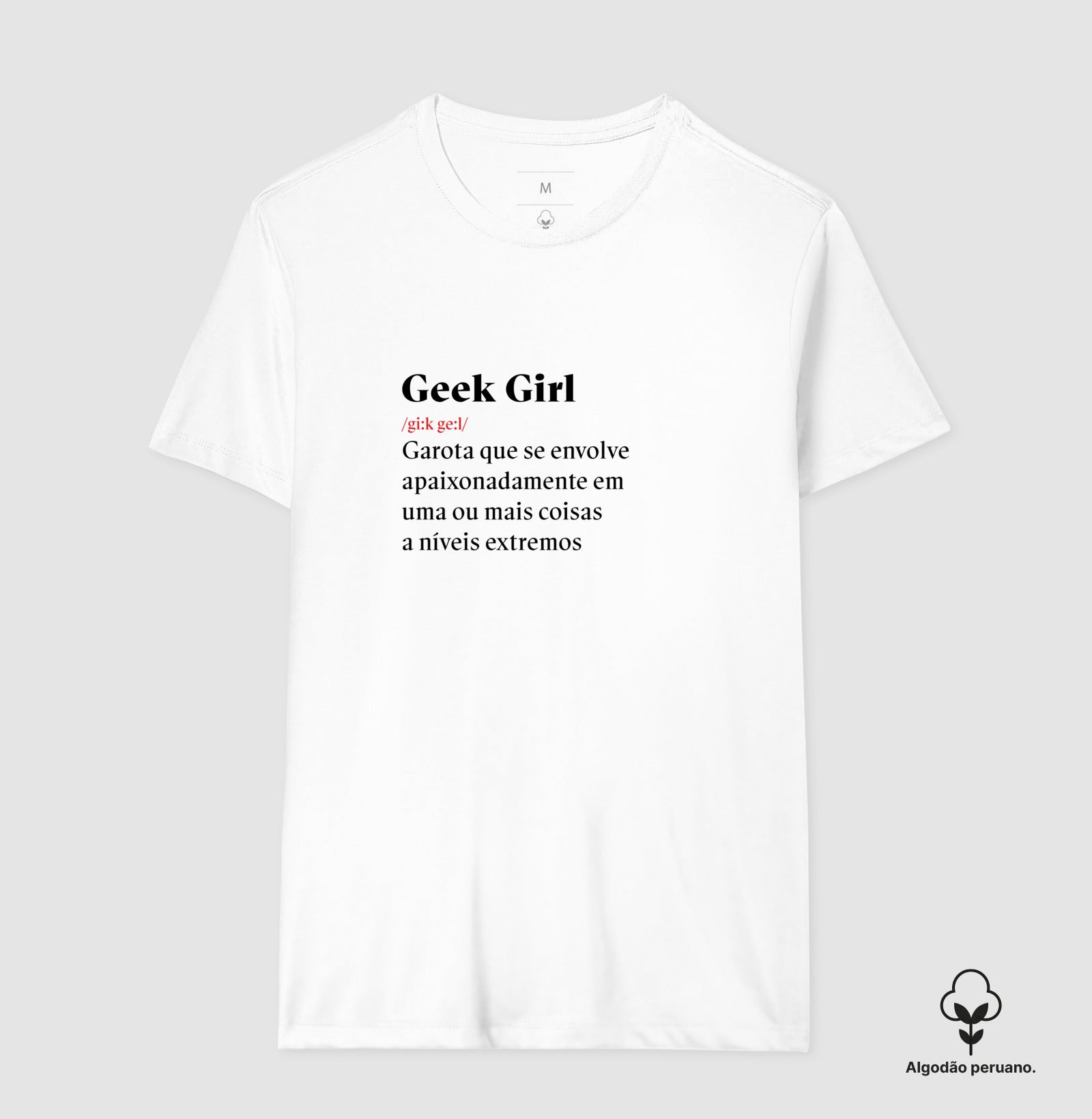 Camiseta Premium - Definição Geek Girl