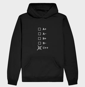 Hoodie Moletom C++ Tipo Sanguíneo