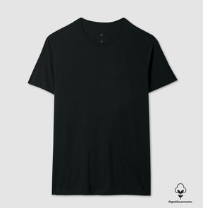 Camiseta Premium Algodão Peruano Lisa