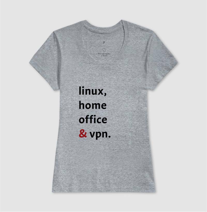 Camiseta Linux e VPN