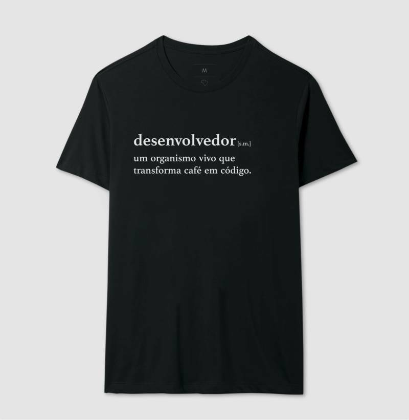 Camiseta Definição de Desenvolvedor