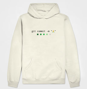 Hoodie Moletom Prece Git Commit