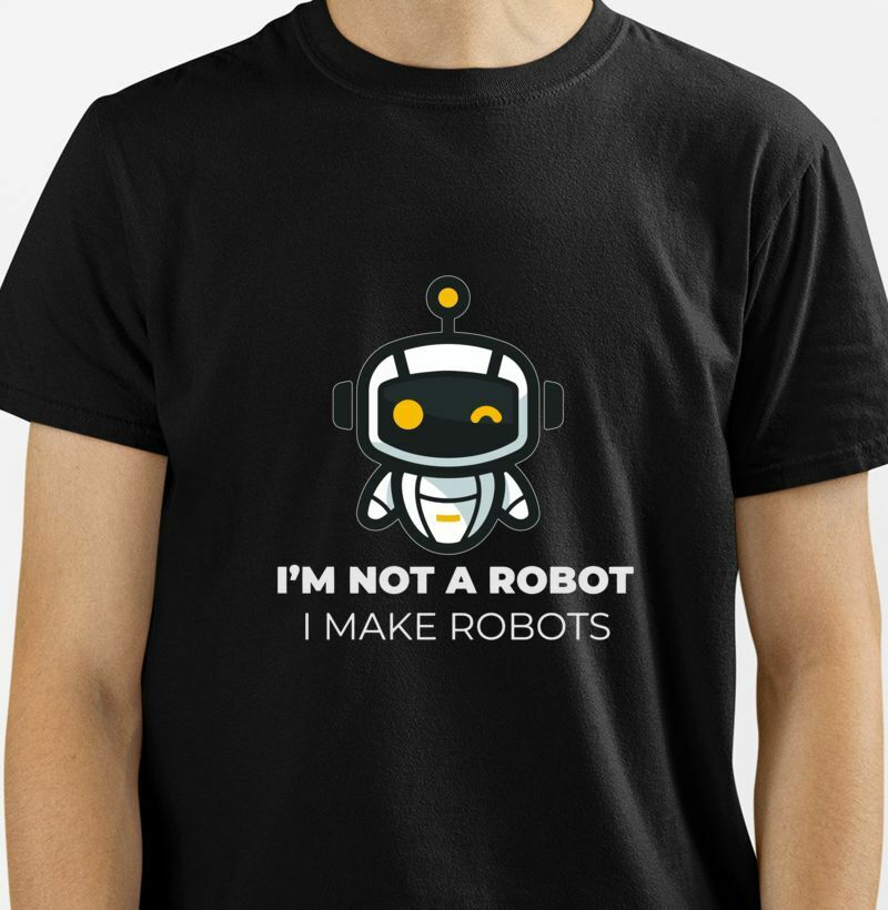 Camiseta I Make Robots