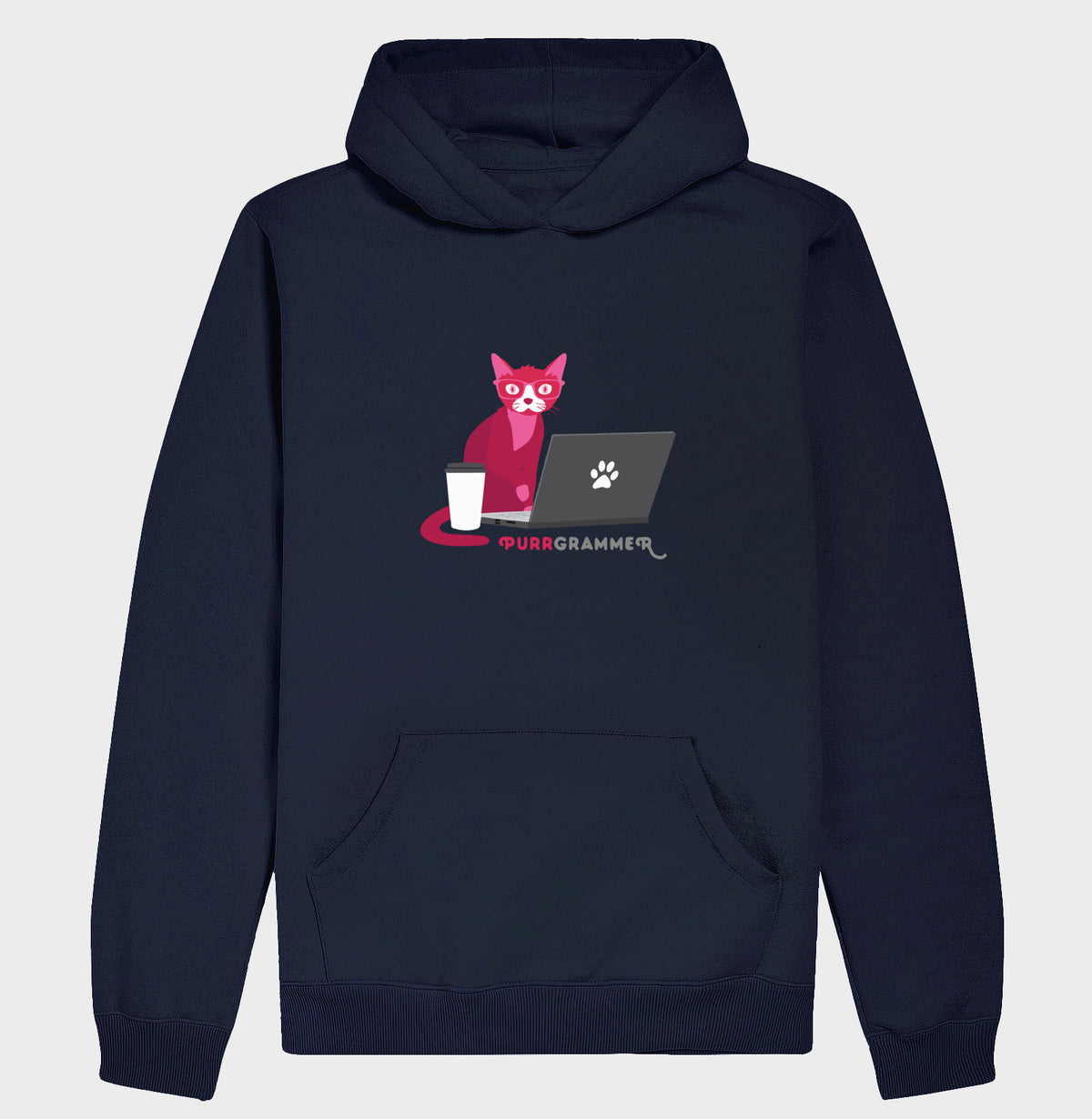 Hoodie Moletom Purrgrammer