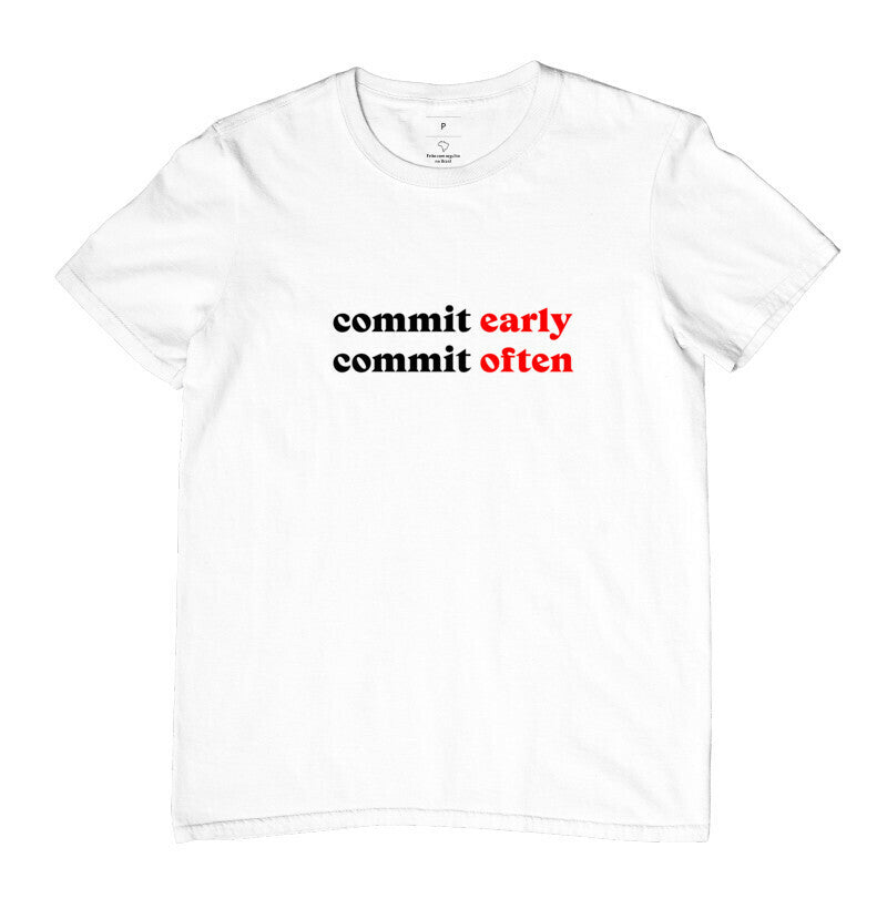 Camiseta Commit Often