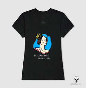 Camiseta Premium Programe Como Uma Garota