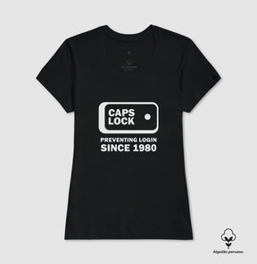 Camiseta Premium - Caps Lock