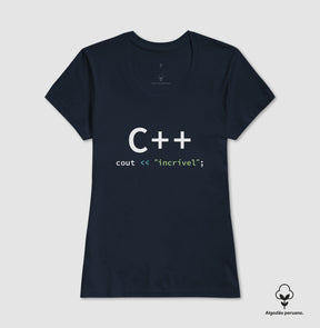 Camiseta Premium C++ Incrivel