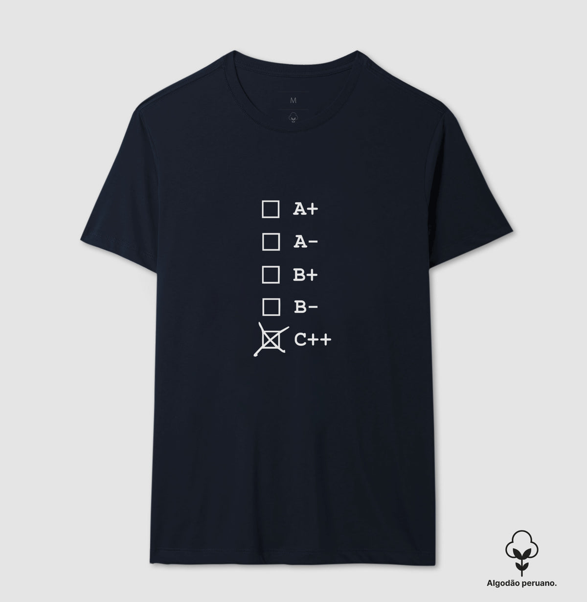 Camiseta Premium C++ Tipo Sanguíneo