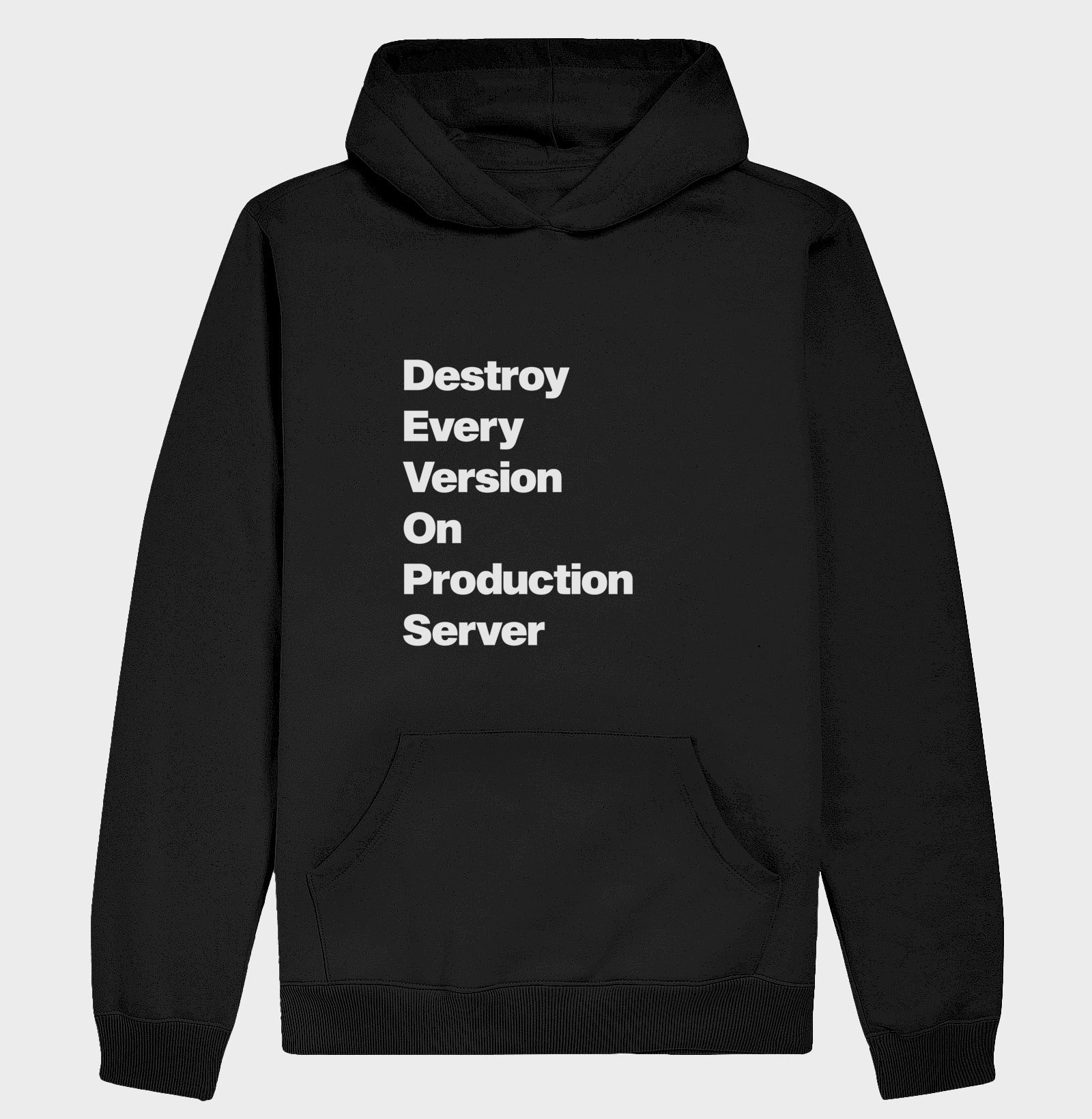 Hoodie Moletom DEVOPS Acróstico