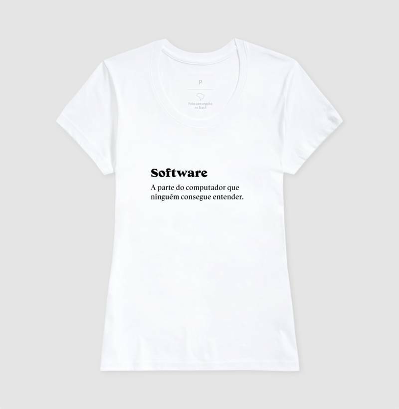 Camiseta Definição Software