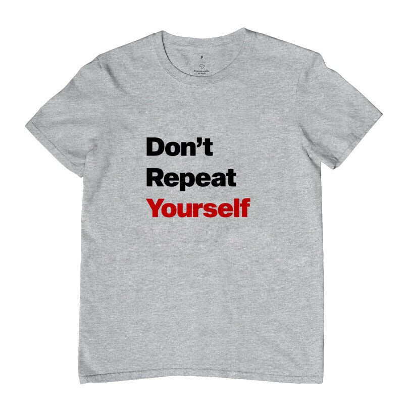 Camiseta DRY (Don't Repeat Yourself)